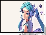 Manga Anime, Vocaloid, Hatsune Miku, Motylki