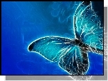 Motyl, Niebieski, Fraktal